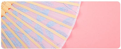 Bamboo Folding Fan Silk Chinese Fan Hand Women Black Fan Summer Female Dance Home Decoration Party Gift Home Ornament Fan Black