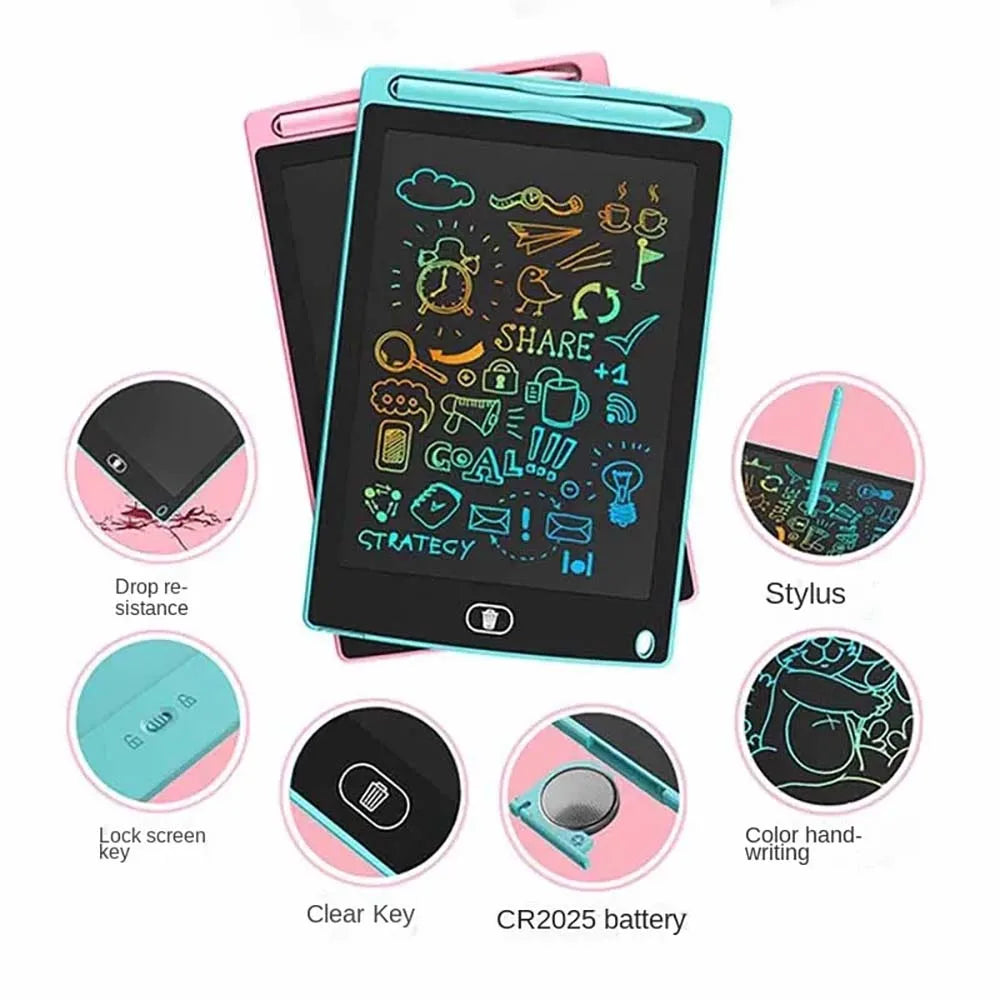 Writing Digital Graphic Drawing Tablets Electronic Handwriting Pad Toys for kids 8.5Inch Electronic Drawing Board LCD Screen