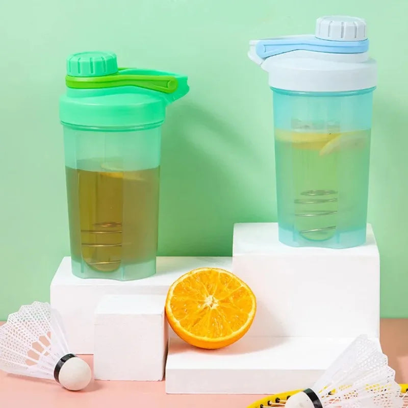 500ML Blender Shaker Bottle with Scale Protein Shakes Leakproof for Powder Workout Gym Sport Mixing Cup Water Bottle