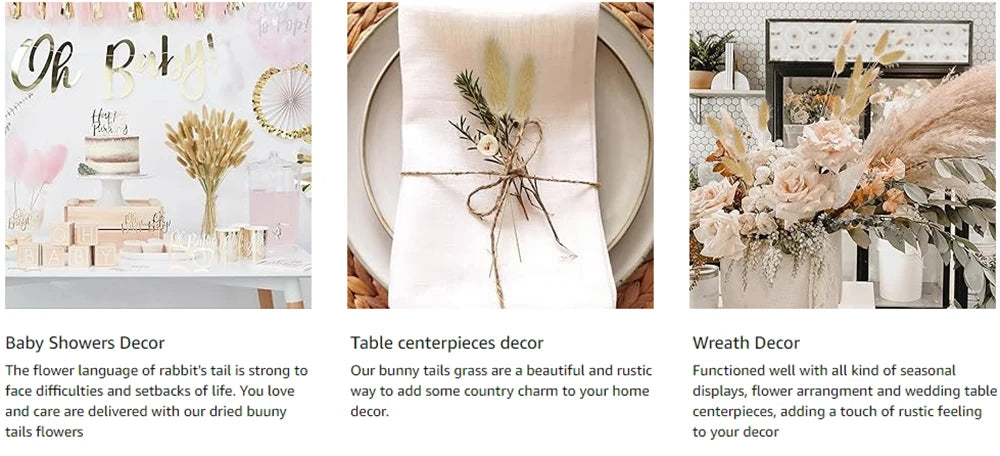 30Pcs Artificial Fake Babys Breath Bridal Flowers Bouquet Plastic Gypsophila for Wedding Reception Centerpieces Home Party Decor