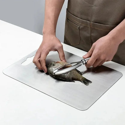 Kitchen Cutting Board Made of Stainless Steel with Durable,non Slip and Hygienic Surface Suitable for Preparing Meat Fruit Dough
