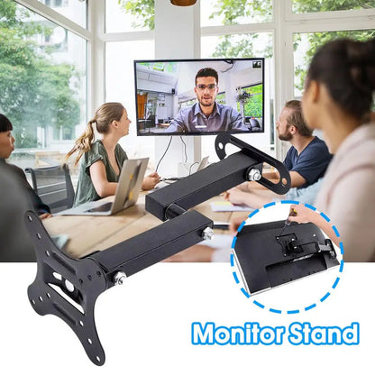 TV Monitor TV Mounts LCD LED Monitor Wall Mount Bracket Adjustable TV Screen Holder TV Frame Support For 10-27 Inches TV