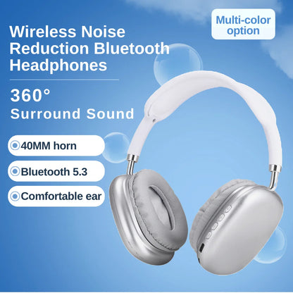 Intelligent Noise Cancelling Headset Wireless Bluetooth Headset Hi-Fi Stereo Sports Gaming Headset