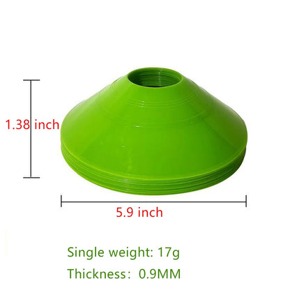 Soccer Cones Set Football Training Equipment for Kid Pro Disc Cones Agility Exercise Obstacles Avoiding Sports Accessories