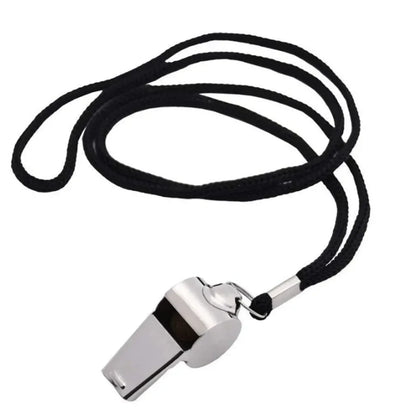1PC Referee Whistles Metal Whistles Stainless Steel Metal Sports Whistles Sports Equipment With Lanyards Sports Referee Tools