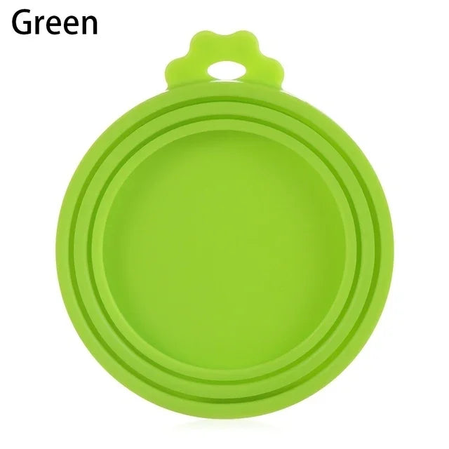 Silicone Canned Lid Sealed Feeders Food Can Lid for Dog Cat Storage Top Cap Reusable Cover Lid Health Home Pet Daily Supplies