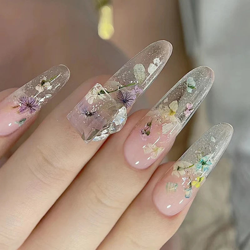 1 Box Nail Art Flower Decoration Delicate Dried Flower Nail Art Decorations Exquisite Nail Art Beauty For Charms Accessories