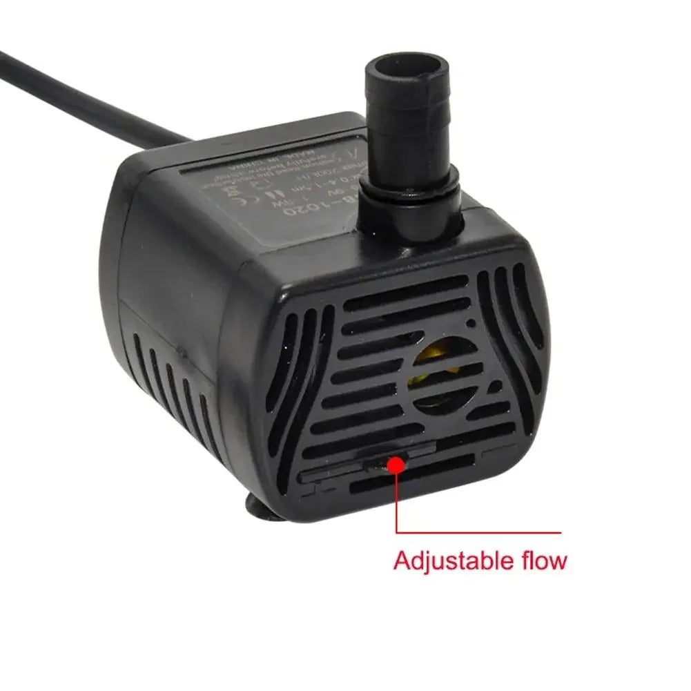 5v Dc Usb Pet Water Dispenser Filter Mini Micro Submersible Pump Low Noise Brushless Motor Pump Aquarium Accessory Pool Fountain