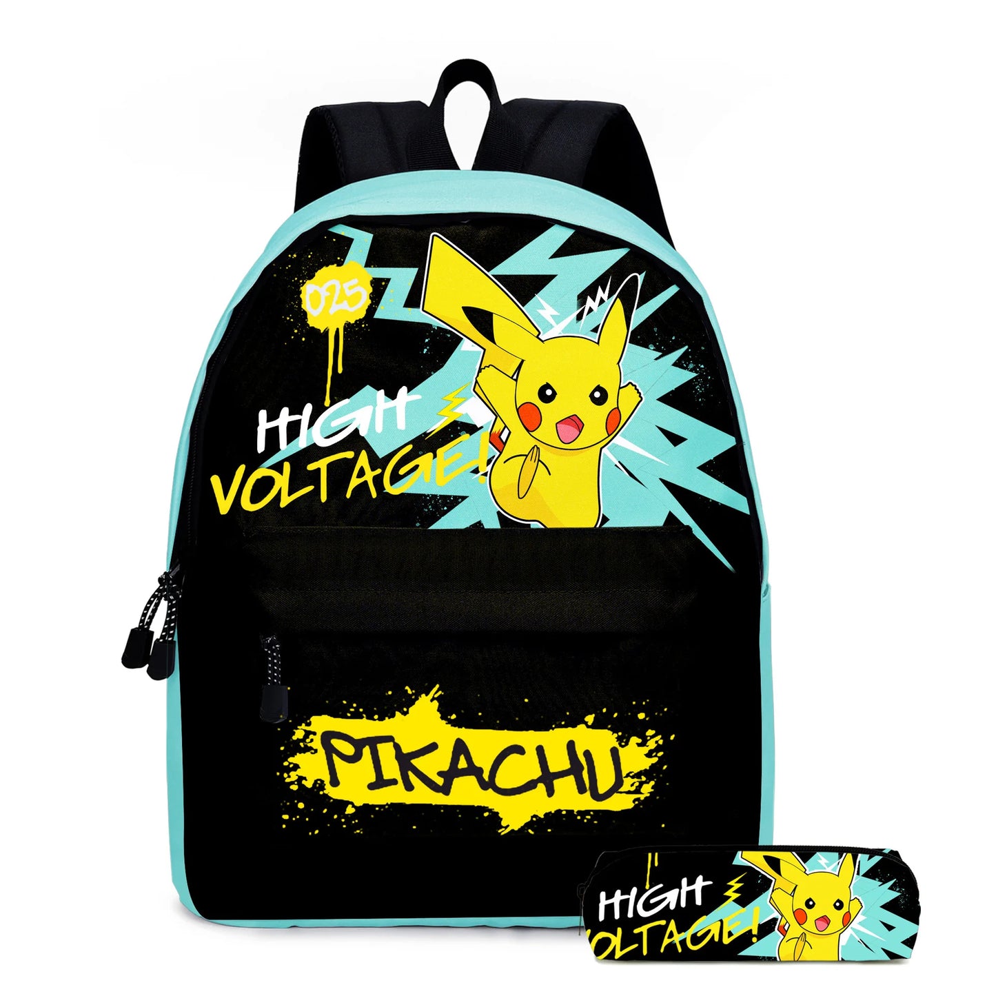 Pokemon Pikachu School Bags Backpacks Anime Kids Bags Kawaii Big Capacity Travel Bag Teenagers Schoolbag Girls Boys Rucksacks