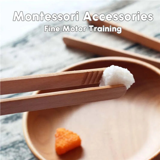 Montessori Wooden Clip Educational Toys Teaching Aid Set Kids Early Learning Tweezer Clip Fine Motor Skills Games Sensory Toys