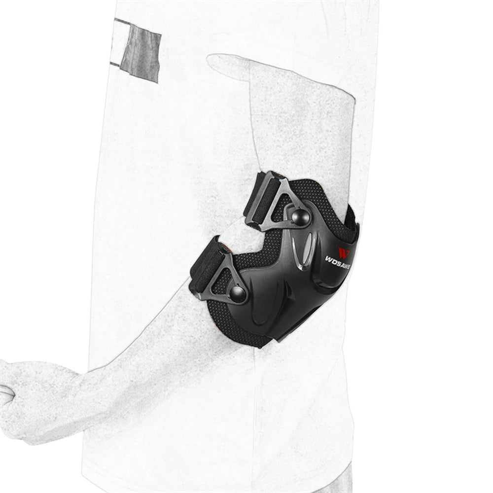 Cycle Elbow Knee Pads Bicycle MTB Motorcycle Riding Knee Support Protective Pads Guards Outdoor Sports Cycle Knee Protector Gear