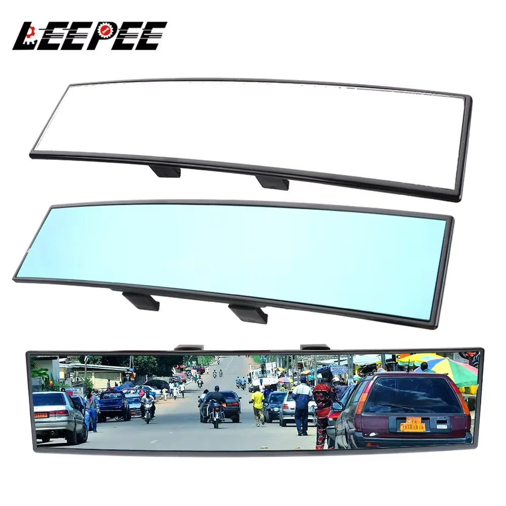 Car Baby Mirrors Interior Rear View Mirror Wide Angle Convex Rearview Mirror Anti Glare Large Vision Panoramic Auxiliary Monitor