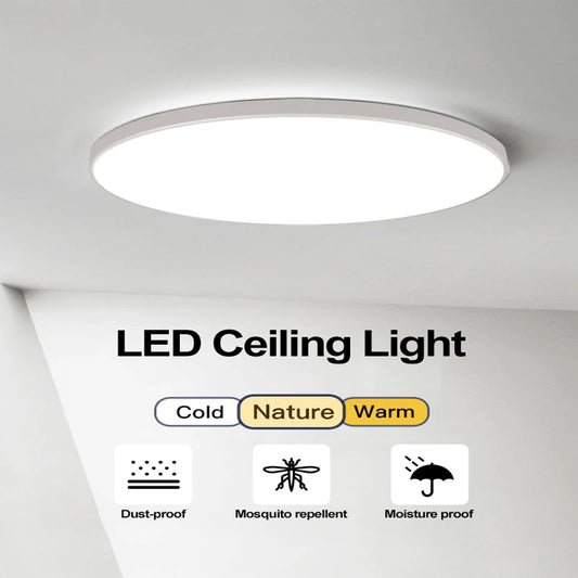 LED Ceiling Lamps Modern Ceil Light 18/30/40/72W Led 220V Ceiling Lights Round Living Room Bedroom Indoor Kitchen Lighting Lamp