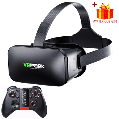 VR Glasses 3D Virtual Reality Headset Helmet For Phone Lenses Goggles Devices Viar Smart Smartphones Cell Game Viewer Mobile Set