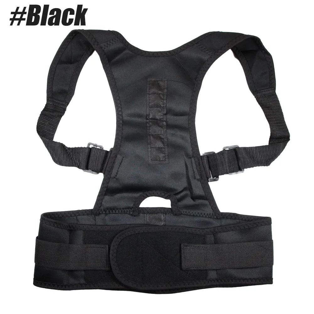 1Pcs Posture Corrector Magnetic Therapy Clavicle Back Straightener Shoulder Support Brace Lumbar Belt Correction,Back Support