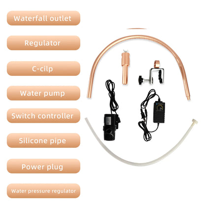 Head Spa Water Frame with Pump for Shampoo Sink, Portable Salon Shower Head Equipment, Shampoo Bowl Waterfall