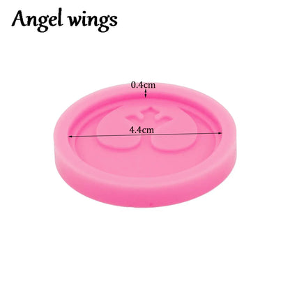 DY1206 African Tribal Symbols Badge Reel Mold Epoxy Resin, Medical,Medical, Physical Therapy, Pharmacy Nursing Chocolate Moulds