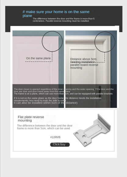 Door closer home push-pull unit door door close artifact fireproof anti-theft door hydraulic automatic buffer silent door closer