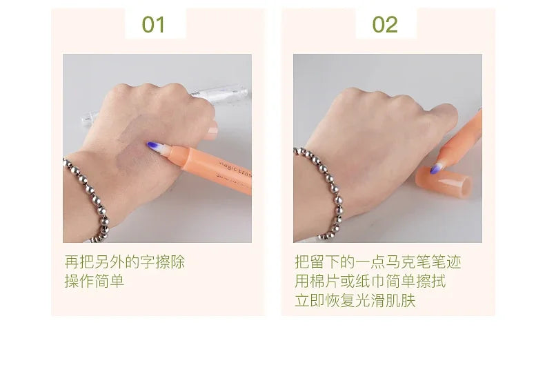 Tattoo Eyebrow Design Remove Skin Marker Pen Magic Eraser Remover Brush Tattoo Scribe Tool Tattoo accesories