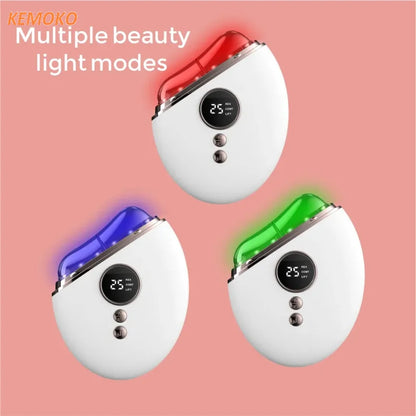 Massager Face Roller  EMS Vibration Heating Massage Face Skin Rejuvenation Skin Tightening Beauty Device Face Lifing Thin Face