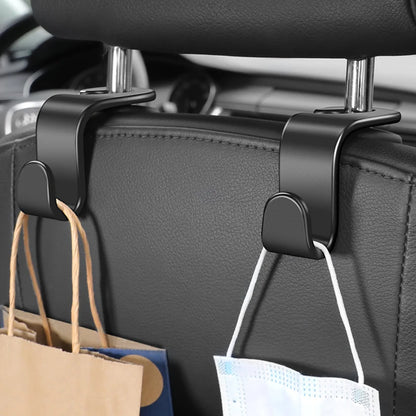 Car Headrest Hooks Hanger for Bags Seat Back Organizer Holder Clips Auto Fastener Hook Car Storage Interior Accessories