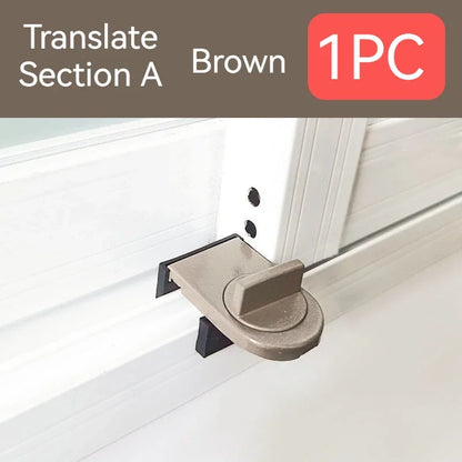 Sliding Sash Stopper Cabinet Locks Straps Doors Security Anti-theft lock Window Sliding Door Baby Kids Child Safety Doors Lock