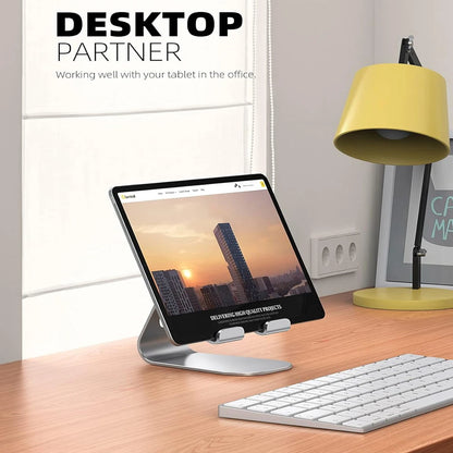 Tablet Stand, Adjustable Tablet Holder - Desktop Stand Dock Holder Compatible with 4-13" Tablet Such as iPad Pro 11, 9.7, 10.5,