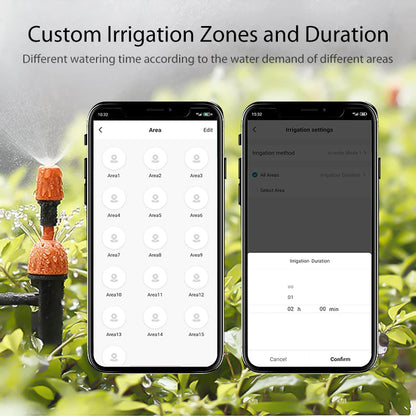 WiFi Sprinkler Controller Automatic Rrrigation Programmer System Garden Houses Farm Watering Timer Remote Control Electric Valve