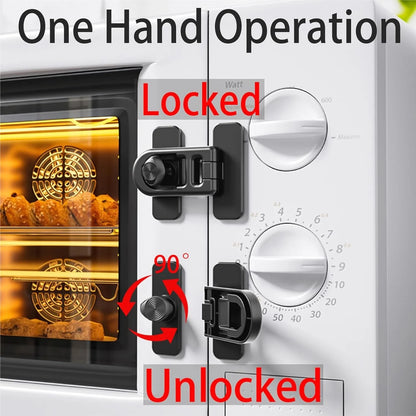 Fridge Child Lock Freezer Locks for Refrigerator Doors Oven Child Safety Lock Oven Baby Proofing Refrigerator Door Safety Locks
