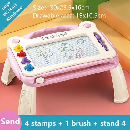 Magnetic Drawing Board Colored Graffiti Magic Eraser Drawing Board Children's Graffiti Board Art Early Education Drawing Toy