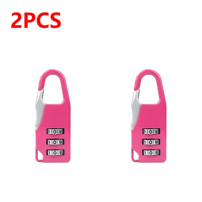 3 Digit Number Combination Pad Lock Padlock Outdoor Waterproof Lock Suitcase Luggage Security Coded Lock Zinc Alloy Code Lock