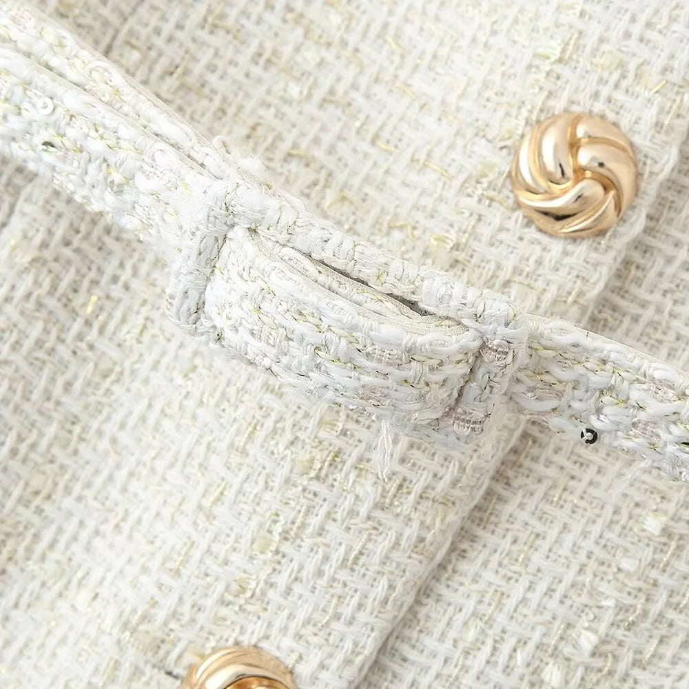 2025 New Women's Clothing European and American Style Fashion Design Sense Small Fragrant Style Decoration Texture Vest