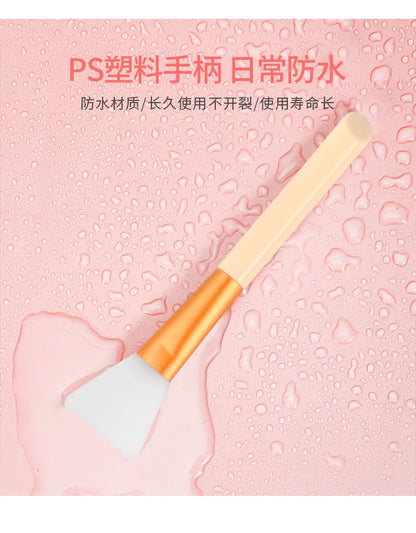 Silicone Facial Mask Brush Face Skin Care Tool Soft-headed DIY Mud Film Adjusting Brush Inclined Tail Apply Face Beauty Tools