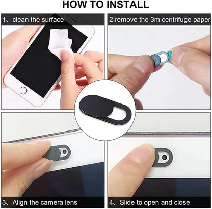 1/10/20Pcs Webcam Cover Shutter Slider Privacy Protective Cover Mobile Computer Lens Camera Sticker for iPad Tablet Web Laptop