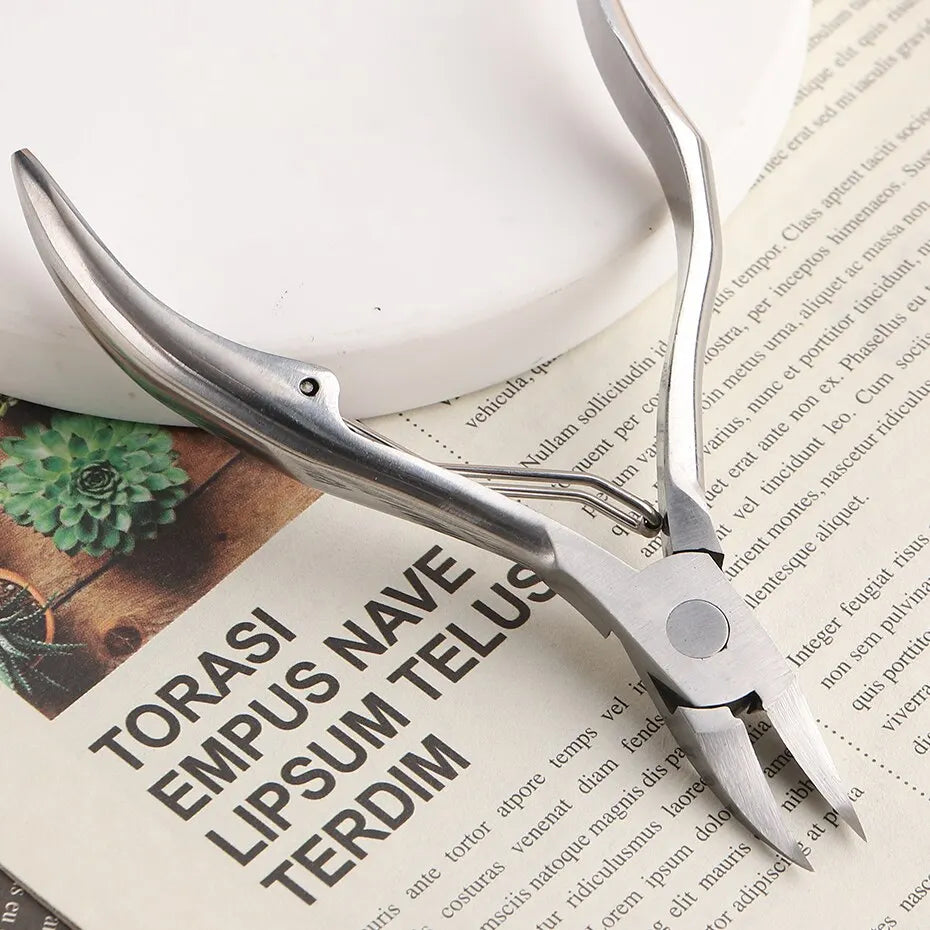 Nail Scissors Cuticle Clipper Manicure Nippers Dead Skin Remover Stainless Steel Pedicure Tool Trimmers Eagle Beak Plier