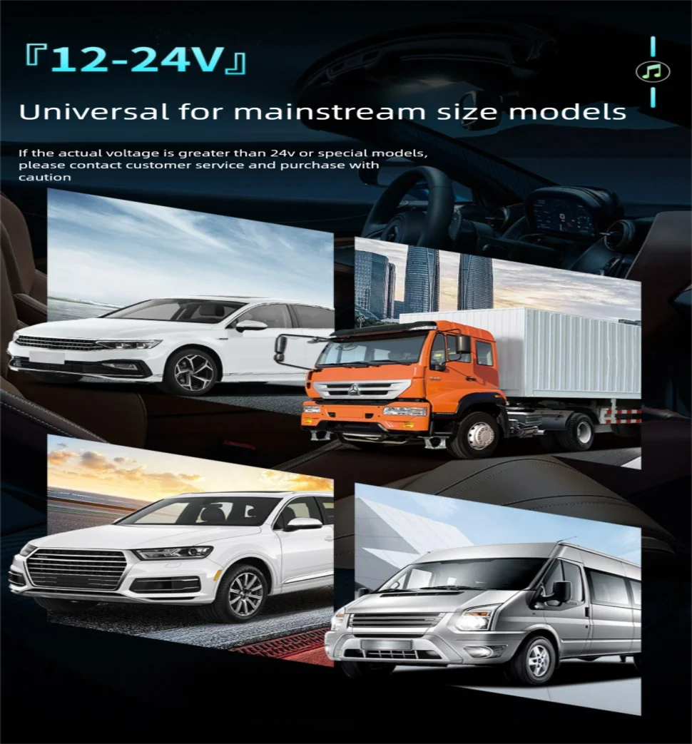 Bluetooth 5.0 Car FM Transmitter Car Bluetooth Receiver Ambient Hands-Free Mp3 Player Dual USB Fast Charger 5.0 Audio Adapter