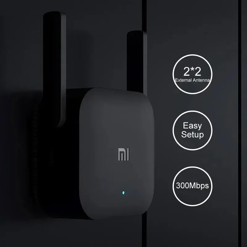New Original Xiaomi Wifi Amplifier Pro 300M 2.4G Repeater Network Expander Range Extender Roteader Mi Wireless Wi-Fi Router