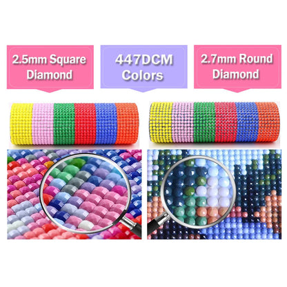 Diamond Embroidery Girl 5D DIY Diamond Painting Garden Portrait Cross Stitch Flower New Year Gift Home Décor