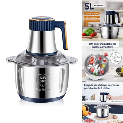 Stainless Steel Electric Chopper Meat Grinder Mincer Blenders For Kitchen Food Processor Multifunctional Kitchen Food Shredder