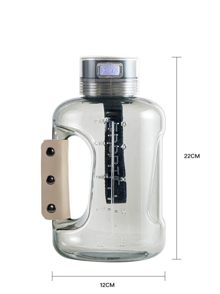 1.5L Hydrogen Water Bottle Hydrogen Rich Drinkware Rich Molecular Hydrogen Water Generator Travel Fitness Sports Water Bottles