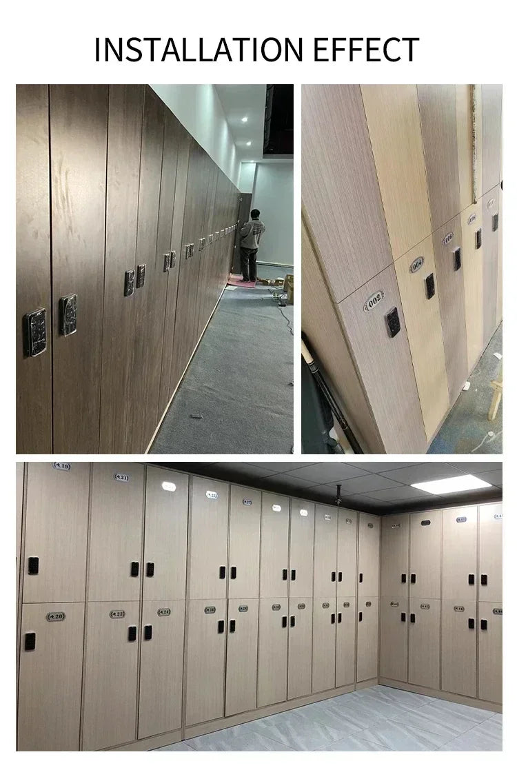 Home  Screen Cabinet Lock Digital Electronic Password Aluminum Sliding Door Security Bar Anti-theft Card Keypad Keyless Bolt