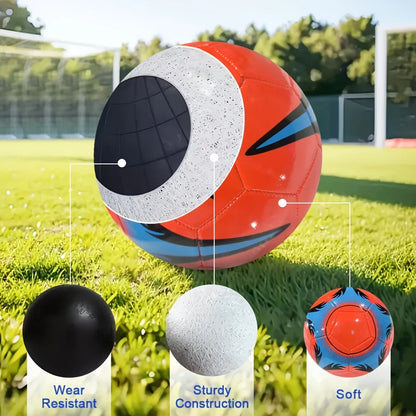 1 High-Quality Size 5 Football, Suitable for Indoor And Outdoor Sports Field Grass Training And Competition Balls, Football Gift