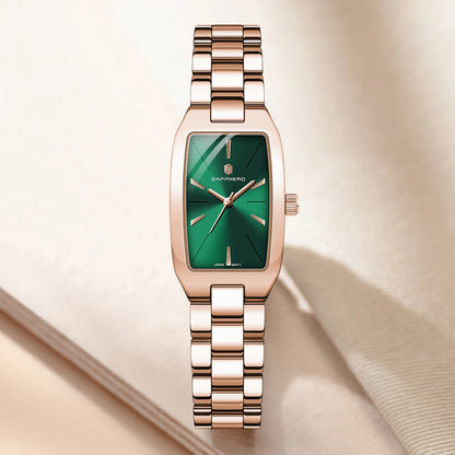 SAPPHERO Women's Quartz Watch Elegant Rose Gold Watch Waterproof 30M Watch Slim Ultra-Thin Watch Premium Gift Box Set Watch