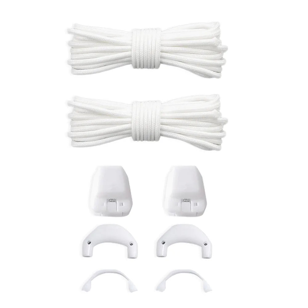 1Pair Without Ties Quick Lace Kit Round Tennis Creative Lazy Shoe Laces Running Sneakers Shoelaces for Salomon Shoe Accessories