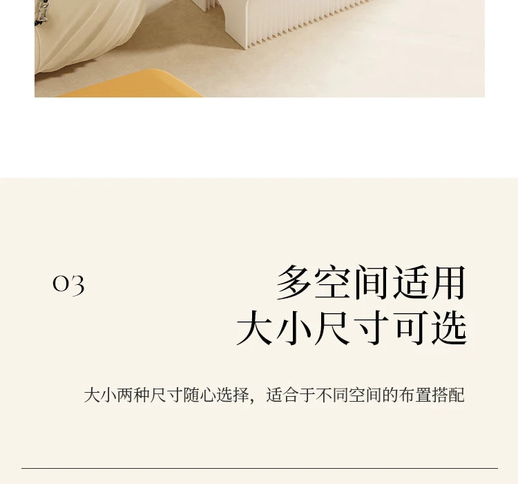 Folding paper table bedside table shelf living room bedroom simple folding storage sofa side cabinet coffee table 롤테이블 이동식테이블