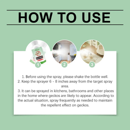 Repellents for House Gecko Spray 50ml Natural Lizard Repellents Powerful Reptile Deterrents Pet Safe Repel Repeller for Ants