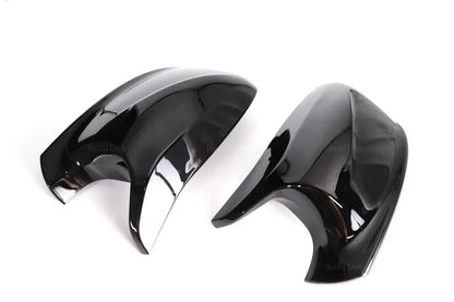 M Style Look Rearview Mirror Cover Cap Carbon Fiber Look Black for BMW  X3 F25 X1 E84 Pre-LCI 2010 2011 2012 2013 Case