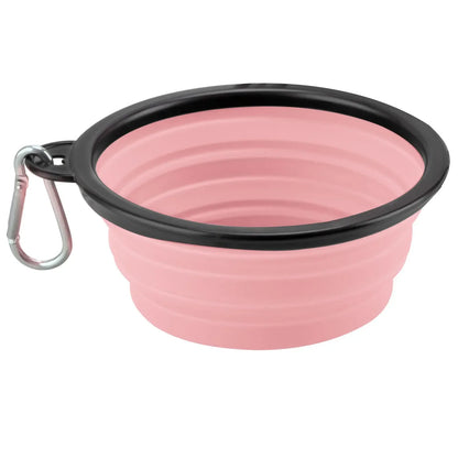1PC Collapsible Portable Water Bowl for Dogs, 350ML/1000ML, Dish for Traveling Camping Walking