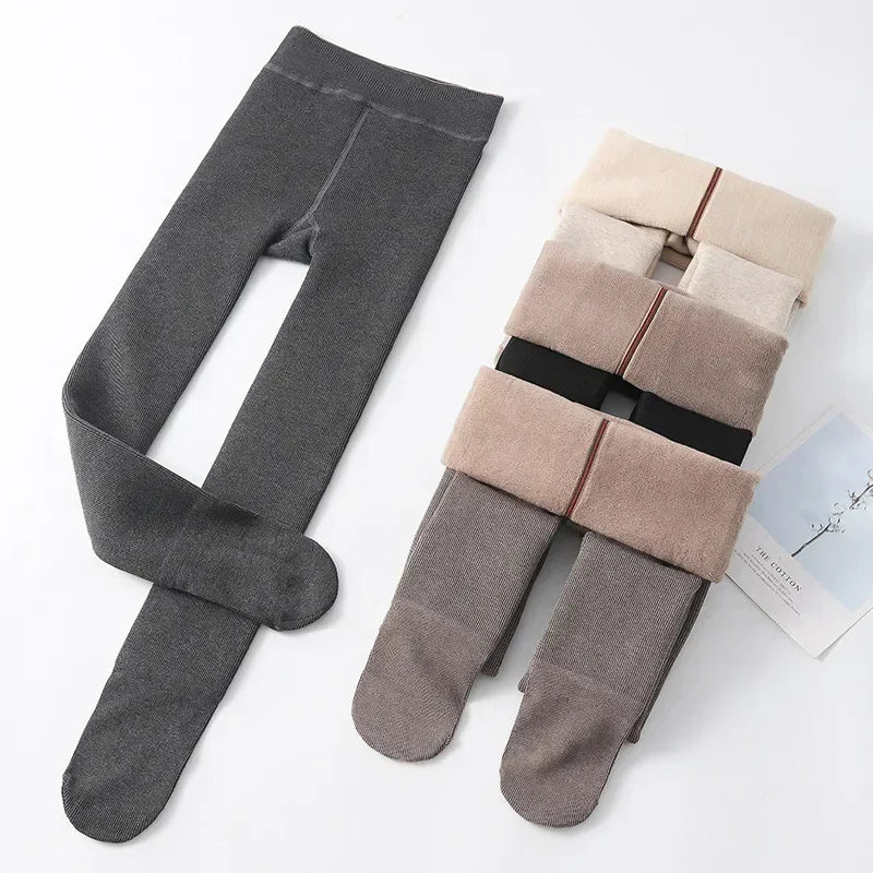 Winter Infant Girls Plus Velvet Pantyhose Children's Leggings Thickening Kids Babys Skinny Pants Snow Keep Warm