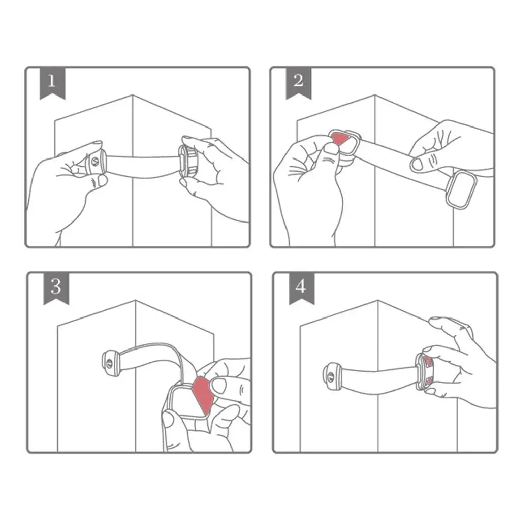 ABS Children Closet Cabinet Drawer Box Wardrobe Fridge Child Safety Lock Protection Baby Cabinet Lock Anti-Clip Hand